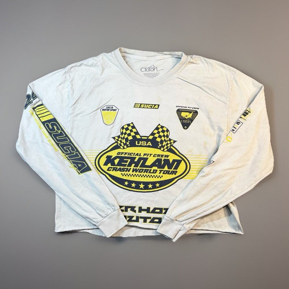 Crash USA Kehlani World Tour Pit Crew Long Sleeve Tee Large -846